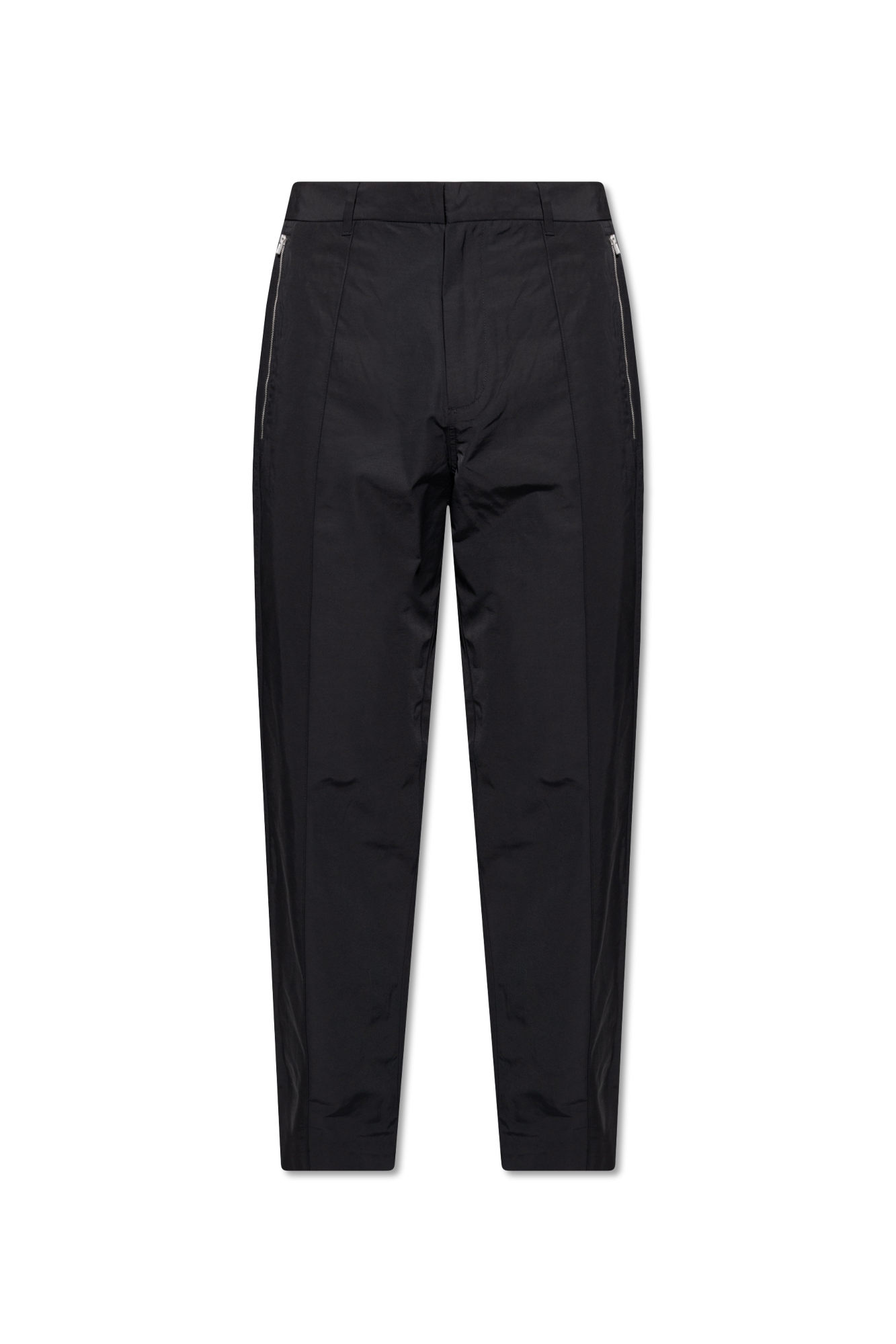 Armani black hot sale trousers